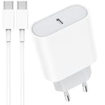 Chargeur USB C for iPhone 16/16 Pro/16 Pro Max/16 Plus/15/15 Pro/15 Pro Max/15 Plus, 30W Prise Adaptateur Rapide e 2M Cable pour Samsung Galaxy S23 S22 S21, Type C Rapida Alimentatore Mural Nanaisse