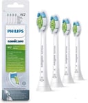 4 Pack - Phillips Sonicare Electric Toothbrush Heads W Diamond Clean W2