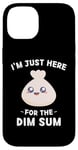 iPhone 14 Kawaii Cute Dim Sum I'm Just Here For The Dim Sum Case