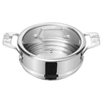 Stellar Premium Steamer Insert With Glass Lid