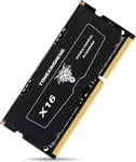 Ram DDR3 /DDR3L 8go 1600MHz PC3L-12800 / PC3-12800 Sodimm CL11 Non-ECC Unbuffered 1.35V / 1.5V 2Rx8 Double Rang 204 Pin Mémoire Ram Barette pour Ordinateur Portable (Noir)