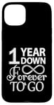 iPhone 15 Plus 1 Year Down Forever To Go - 1st Wedding Anniversary Day Case