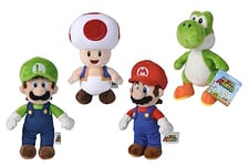 Simba - Peluche Super Mario 20 cm, matériau Doux, 4 Personnages Disponibles, envoie Un Personnage de manière aléatoire, Vous ne Pouvez Pas Choisir Le modèle (109231009003)