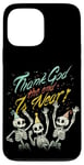 Coque pour iPhone 13 Pro Max Thank God The End is Near Skeletons Halloween Nouvel An