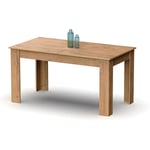 Opal Table à Manger Extensible, Salon ou Cuisine pour 6-10 Personnes 77x140-195x80 cm Bois - Briebe