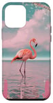 Coque pour iPhone 12 mini Flamant rose mignon pour femmes filles flamants roses oiseaux