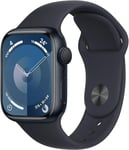 NEW Apple Watch Series 9 GPS 41mm Retina Display Fitness Smartwatch - Midnight