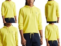 Polo Ralph Lauren Hooded T-Shirt Jersey Hoodie Retro Preppy Sweatshirt L