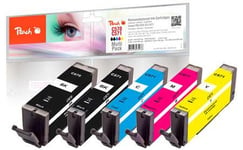 PEACH Ink PEACH PI100-336 Canon PGI-570/CLI-571 MultiPack | bk  pbk  c  m  y