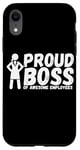 Coque pour iPhone XR Idée cadeau amusante pour les employés de la journée du patron