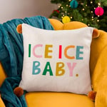 furn. Pom Poms Ice Coussin rembourré en Plumes pour bébé Imprimé