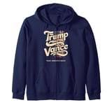 Red Trump T Shirt Zip Hoodie