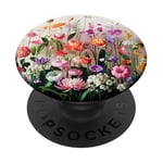 Bouquet de fleurs sauvages avec motif floral PopSockets PopGrip Adhésif