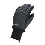 SEALSKINZ Unisex Waterproof All Weather Lightweight Insulated Glove - Black, Large