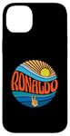 Coque pour iPhone 14 Plus Ronaldo T-shirt vintage Sunset Ronaldo Groovy Tie Dye