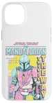 iPhone 14 Plus Star Wars The Mandalorian Pop Art Poster Case