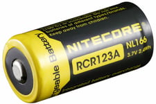 NITECORE NL166 Pile Rechargeable CR123A 650Mah 3.7V 2.4Wh