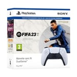 Manette Sans Fil Dualsense White + Fifa 2023