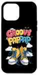Coque pour iPhone 14 Plus Rétro Groovy Pap Pap Daddy pour la fête des pères papa, grand-père homme