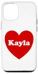 Coque pour iPhone 12/12 Pro I Love Kayla Heart Cute Kayla Nom