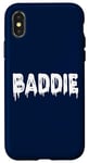 Coque pour iPhone X/XS BADDIE Style horreur