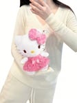 1 kpl aidot Sanrio-pehmolelut Hello Kitty sarjakuvahahmo Anime Figuuri Kitty Cat Doll Kawaii Koristele täytetyt nukkekokoelma (jotkut osat voivat olla satunnaisia), kodinsisustus - monivärinen