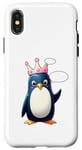 Coque pour iPhone X/XS Costume incroyable de pingouin pour les fans de l'Arctique