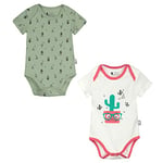 Lot de 2 bodies manches courtes bébé garçon Mister Cactus - Taille - 12 mois (80 cm)