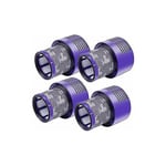 4-pack V10-filter för Dyson dammsugare, 4-pack ersättningsfilter för Dyson V10, V10 Absolute, V