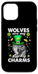 iPhone 12/12 Pro Wolves Are My Lucky Charms St Patricks Day Irish Wolf Case