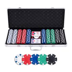 Pokerset Silver Basic 500