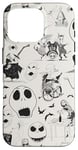 Coque pour iPhone 16 Pro Tim Burton L'Étrange Noël de Monsieur Jack Impression à l'encre