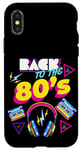 Coque pour iPhone X/XS Men's Women's Kids Retro I'm From 80's Graphic Design Outfit