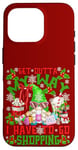 iPhone 16 Pro Cute Christmas Shopping Gnome For Women Funny Friday Saying Case