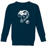 Jurassic Park T Rex Kids' Sweatshirt - Navy - 7-8 Years - Navy