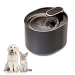 PARENCE.- Fontaine à Eau Automatique pour Chats et Chiens - Abreuvoir Silencieux avec Filtre Inclus - Débit d’Eau Uniforme - 3L