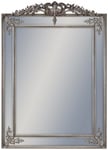 Large Silver with Crest French Mirror - 134cm x 192cm