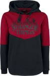 Stranger Things Upside Down Hooded sweater red black