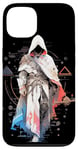 iPhone 13 Epic Cyber Assassin White Robe - Gamer Outfit for Gamers Case