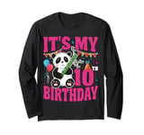 In My 10th Birthday Era Ten Bday 10 Year Old Birthday Girl Long Sleeve T-Shirt