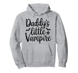 Daddy's Little Vampire Midnight Gothic Halloween Dad Kids Pullover Hoodie