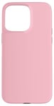 Coque pour iPhone 15 Pro Max Couleur rose pâle simple