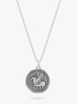 Dower & Hall Men's Pegasus Talisman Pendant Necklace