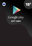 Google Play Gift Card 15 EUR Key EUROPE