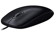 Logitech M90 Wired USB Mouse, 1000 DPI Optical Tracking, Ambidextrous PC / Mac /