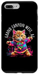 Coque pour iPhone 7 Plus/8 Plus Grand Canyon West Arizona Chat dansant coloré