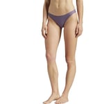 adidas Women's Sporty Bikini Bottoms, shadow violet, S