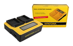 Patona Dual LCD USB Lader for Nikon EN-EL23 Coolpix p600 150607663