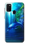 Dolphin Case Cover For Samsung Galaxy M21