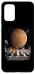 Coque pour Galaxy S20+ Cats Walking In Space Cat Astronaut Mercury Planet Cat Lover